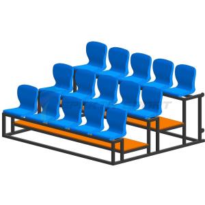 Купить Трибуна мобильная 3 ряда сиденья пластиковые на 15 мест в Лукоянове 
