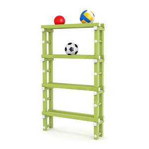 Купить Стеллаж для мячей (для бассейнов) жесткий ПВХ, 1010х260х1660 мм в Лукоянове 